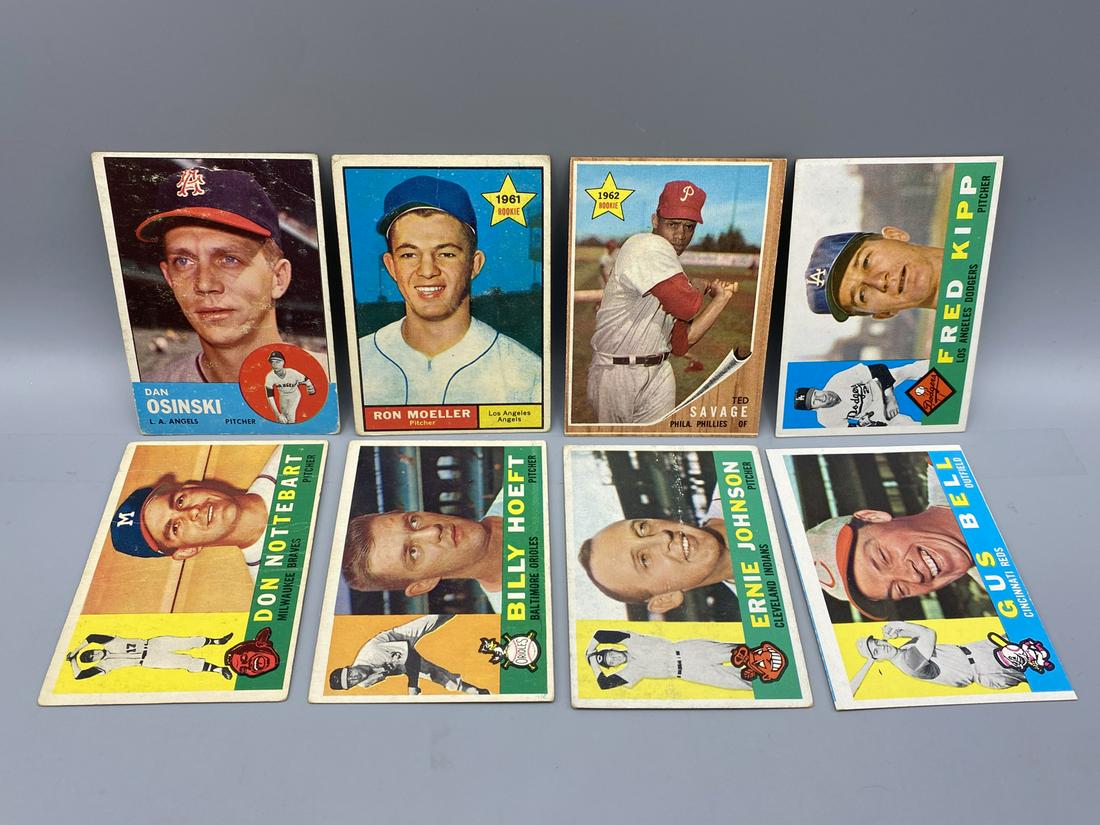 Lot of (8) Vintage Topps Baseball Assorted Cards - Varying Conditions (1 of 5)