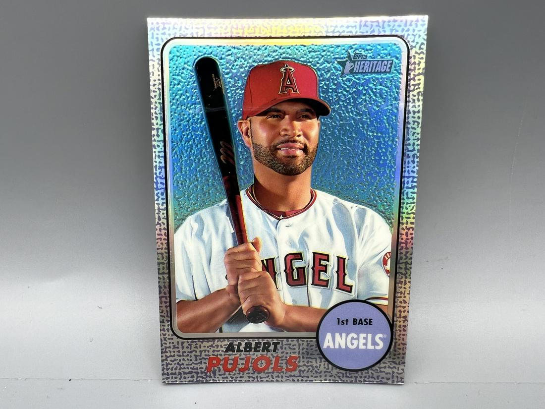 2017 Topps Heritage Chrome Albert Pujols Purple Refractor #THC-413 (1 of 2)