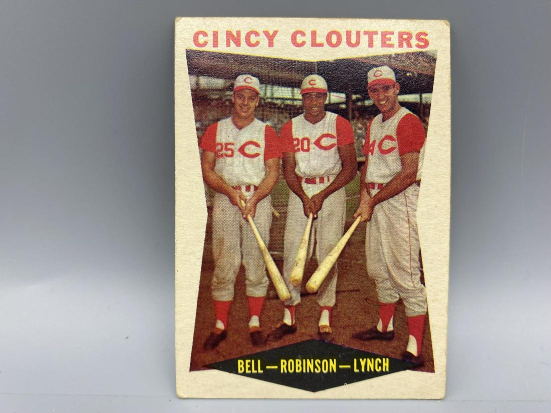 1960 Topps Cincy Clouters Bell, Robinson, Lynch #352 (1 of 2)