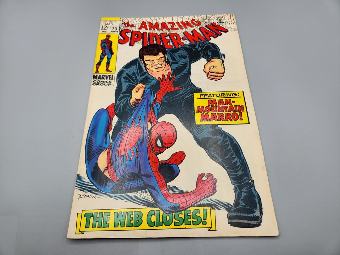 The Amazing Spiderman #73 - 1st app of Silvermane and Man Mountain Marko: The Amazing Spiderman #73 - 1st app of Silvermane and Man Mountain Marko