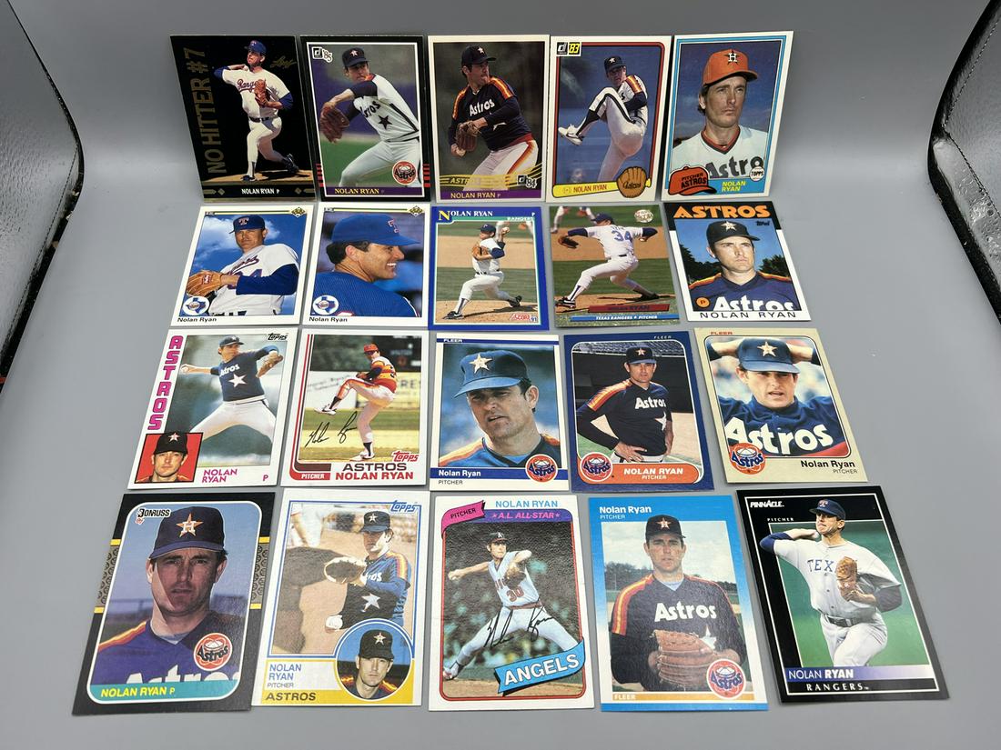 Lot of (20) Assorted Nolan Ryan Baseball Cards - 1980 Topps, 1984 Donruss (1 of 9)