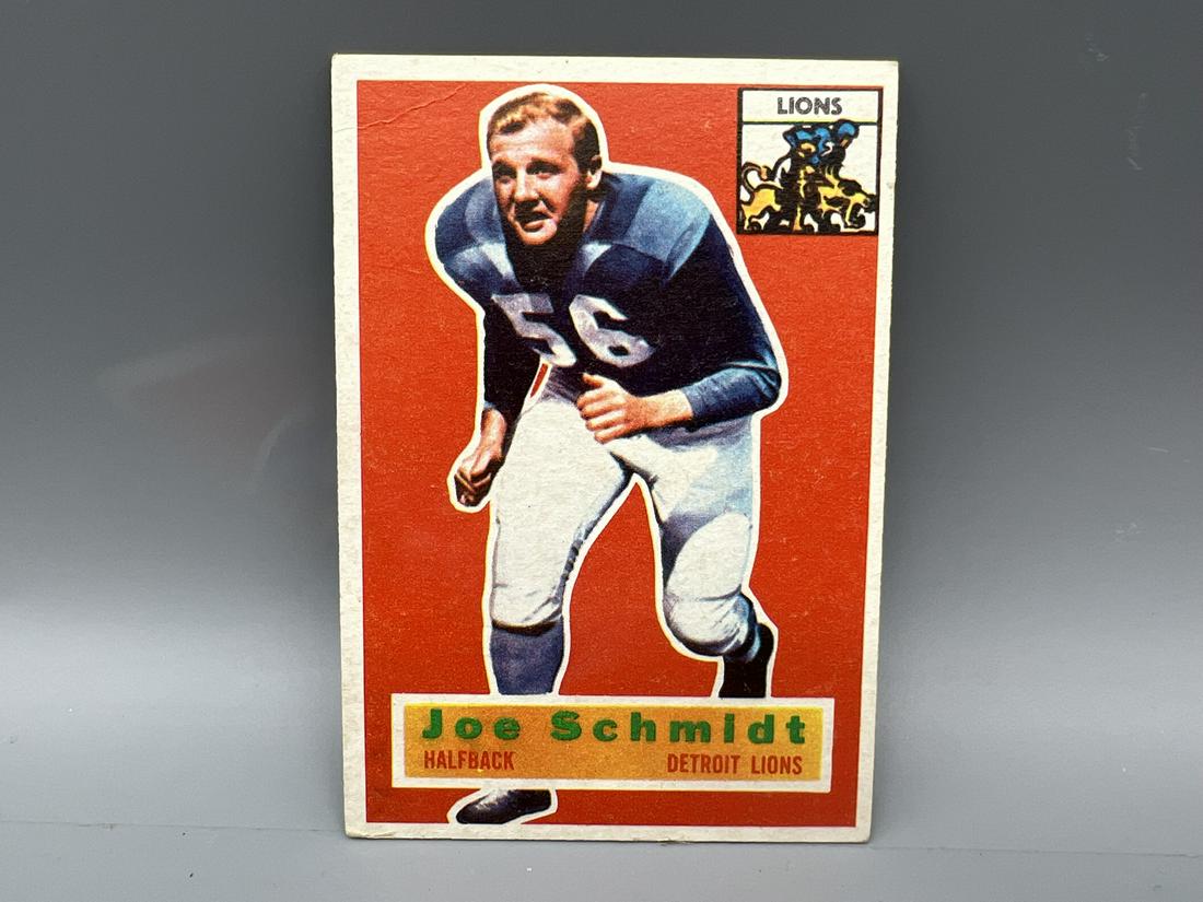 1956 Topps Joe Schmidt RC #44 (1 of 3)