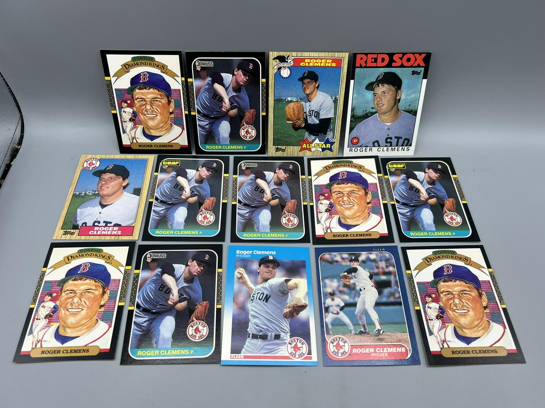 Lot of (14) Assorted Roger Clemens Baseball Cards - Varying Conditions (1 of 2)
