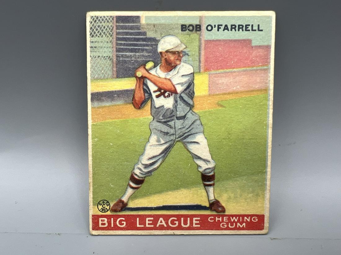 1933 Goudey Bob O'Farrell #34: 1933 Goudey Bob O'Farrell #34