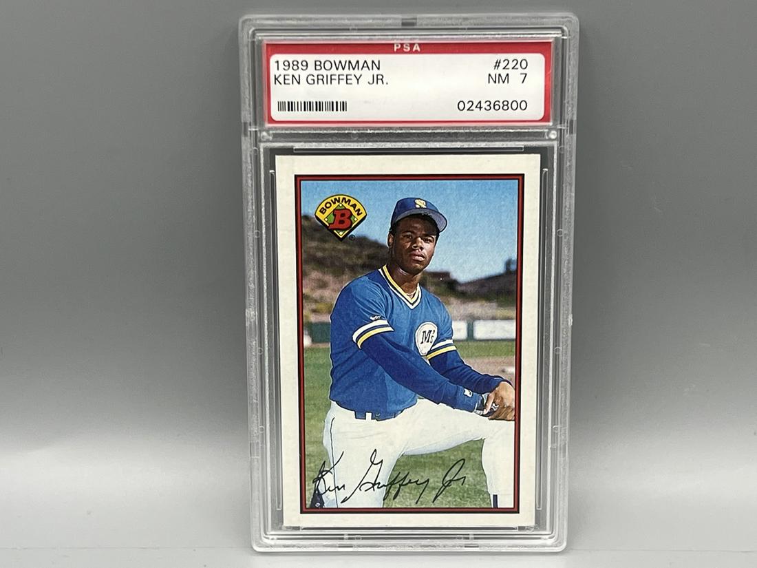 1989 Bowman Ken Griffey Jr. RC #220 PSA NM 7 (1 of 2)