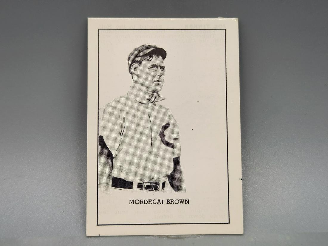 1950 Callahan Mordecai Brown HOF - All Time Great (1 of 2)