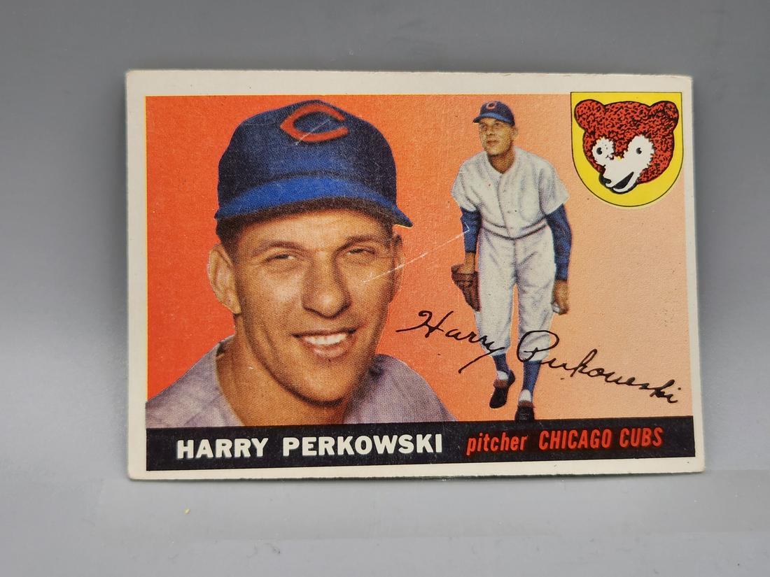 1955 Topps Harry Perkowski #184 High Number: 1955 Topps Harry Perkowski #184 High Number