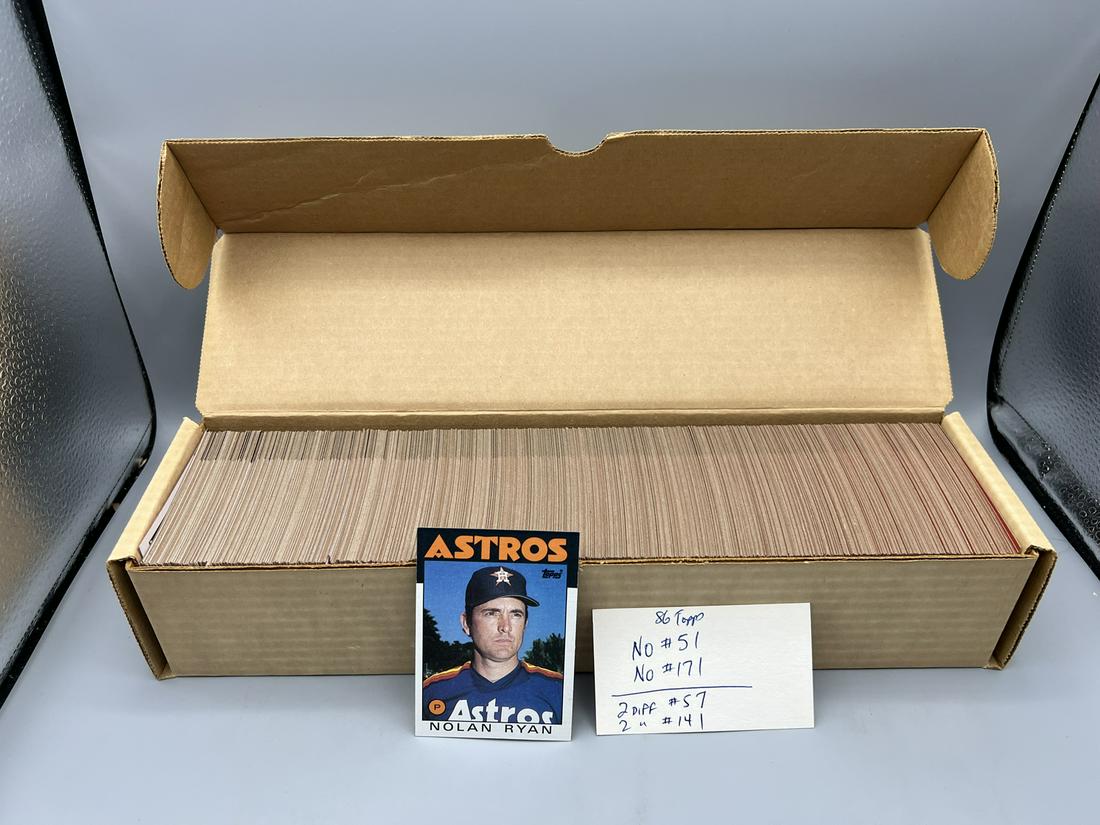 1986 Topps Baseball Complete Set (1 of 3)