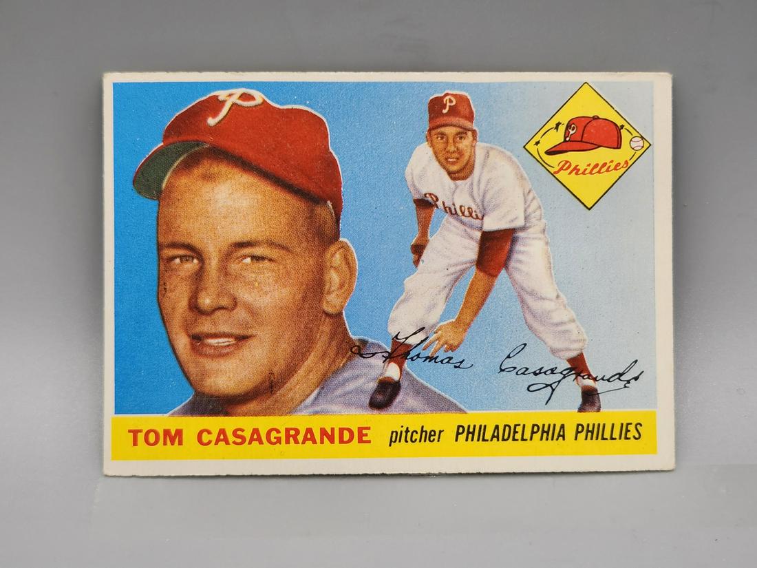1955 Topps Tom Casagrande #167 High Number: 1955 Topps Tom Casagrande #167 High Number