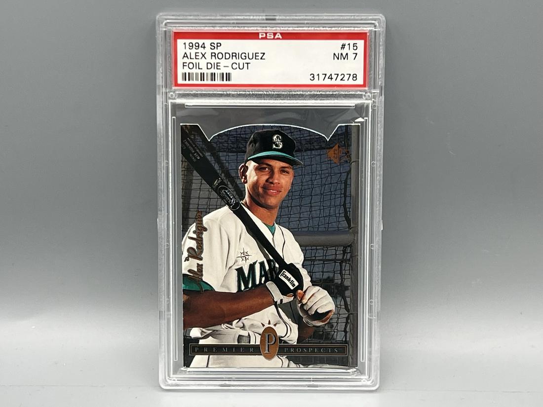 1994 SP Alex Rodriguez Foil Die Cut RC #15 PSA NM 7 (1 of 2)