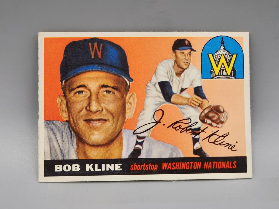 1955 Topps Bob Kline #173 Tough High Number (1 of 2)