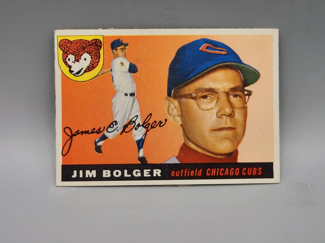1955 Topps Jim Bolger #179 Tough High Number: 1955 Topps Jim Bolger #179 Tough High Number