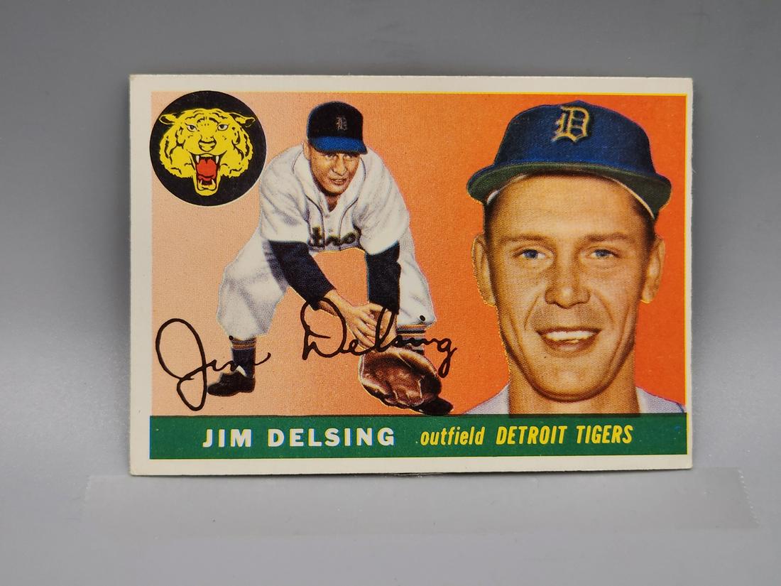 1955 Topps Jim Delsing #192 Tough High Number: 1955 Topps Jim Delsing #192 Tough High Number