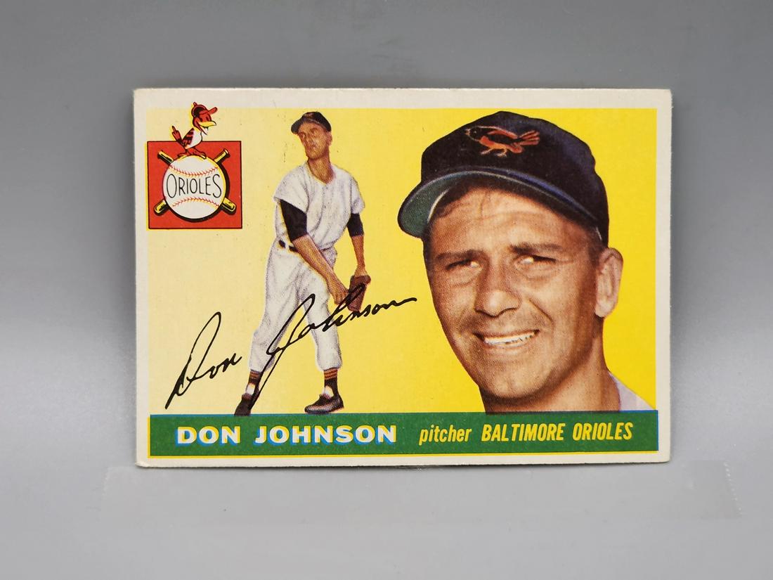 1955 Topps Don Johnson #165 High Number: 1955 Topps Don Johnson #165 High Number