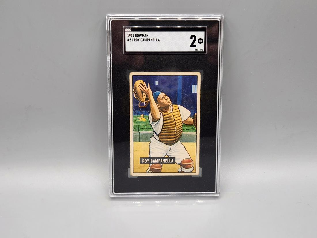 1951 Bowman Roy Campanella #31 SGC 2 HOF (1 of 2)