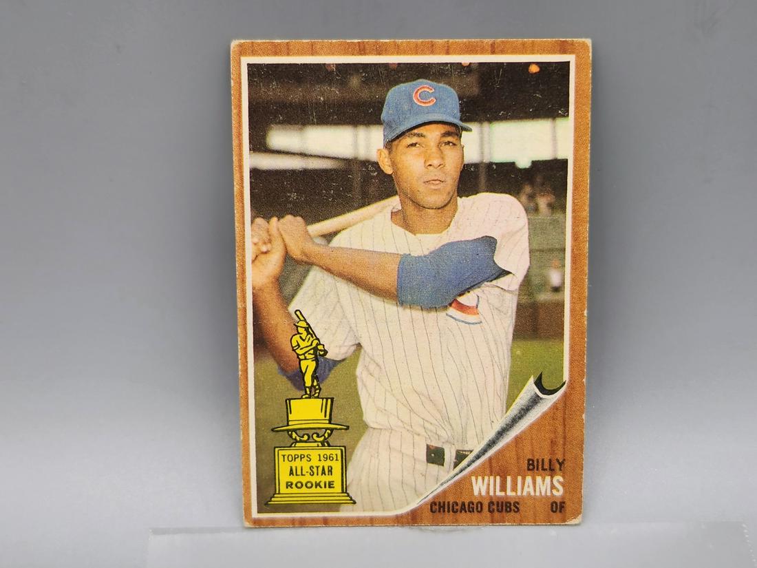 1962 Topps Billy Williams #288 Rookie Cup - 2nd Year Card - HOF (1 of 2)