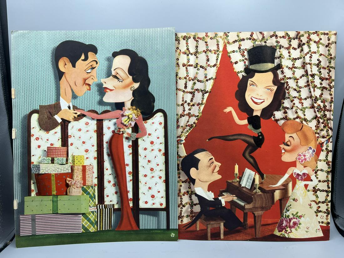 1941 Come Live With Me & 1941 Lady Be Good MGM Movie Trade Ads - James Stewart, Hedy Lamarr - (1 of 2)