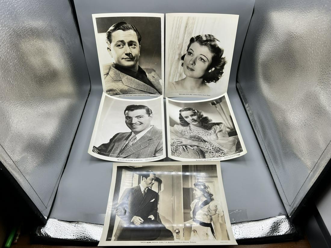 Lot of 10 Assorted Movie Stills - Robert Young, Ruth Hussey, Sophie Tucker: Lot of 10 Assorted Movie Stills - Robert Young, Ruth Hussey, Sophie Tucker