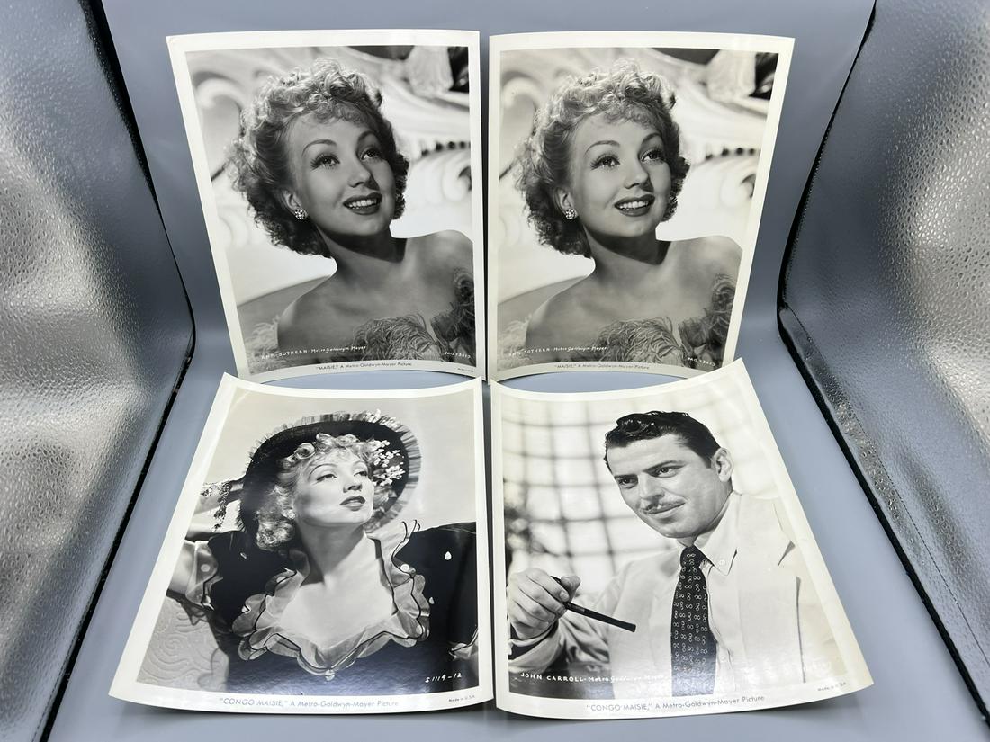 Lot of 7 Movie Stills from the Maisie series - Ann Sothern,: Lot of 7 Movie Stills from the Maisie series - Ann Sothern,