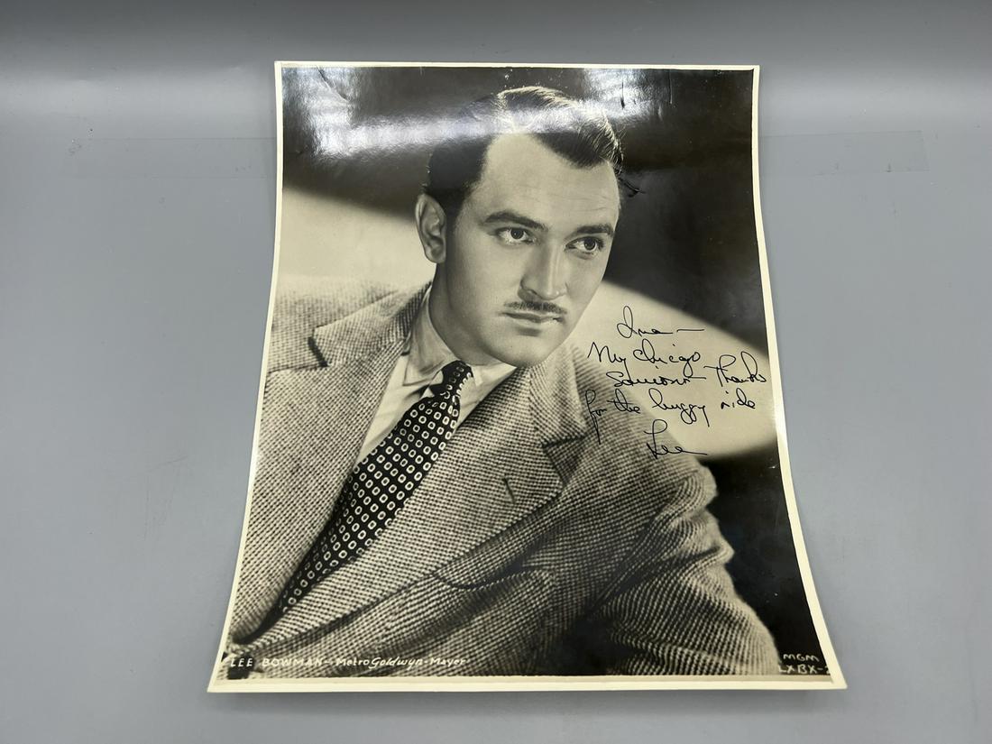 Lee Bowman Signed 8" x 10" Movie Portrait Still #MGM LXBX-2 (1 of 3)