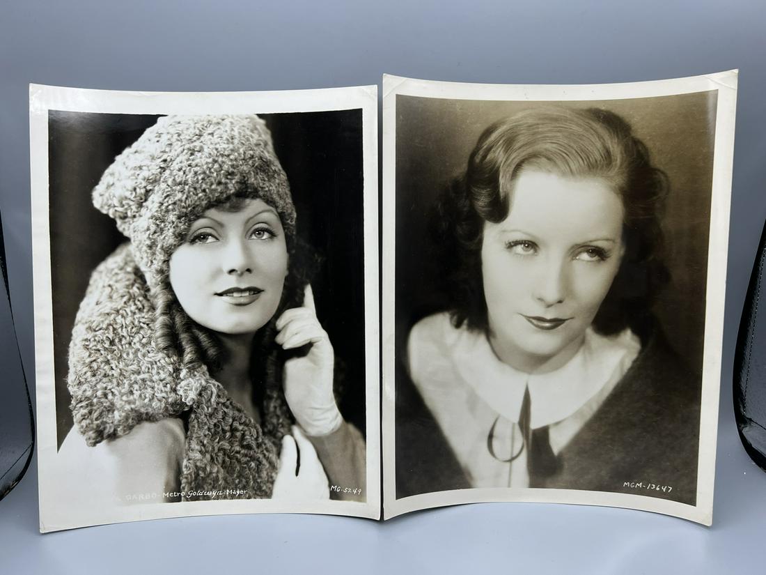 Lot of 2 Greta Garbo Movie Portrait Stills (1 of 4)