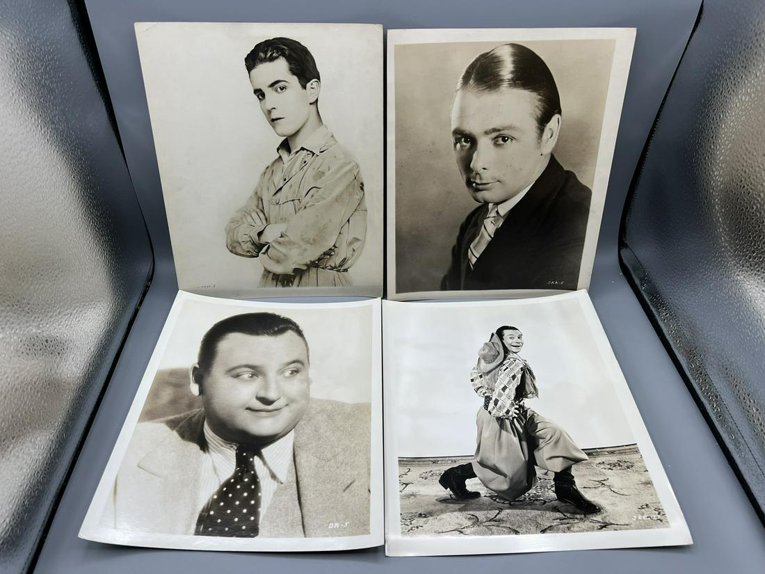 Lot of 10 Assorted Movie Portrait Stills - Some Have Blurbs & Snipes On Back - George Arthur, Ramon (1 of 8)