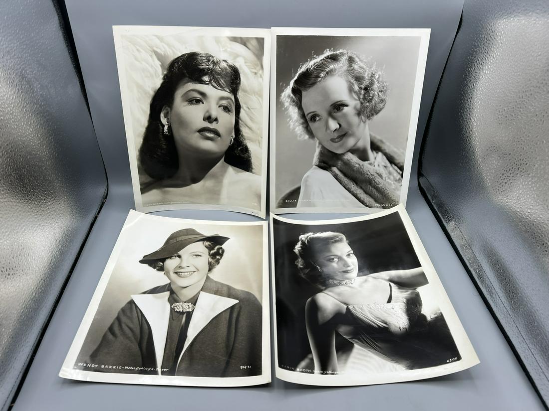 Lot of 8 Assorted Movie Portrait Stills - Wendy Barrie, Billie Burke, Renee Adoree: Lot of 8 Assorted Movie Portrait Stills - Wendy Barrie, Billie Burke, Renee Adoree