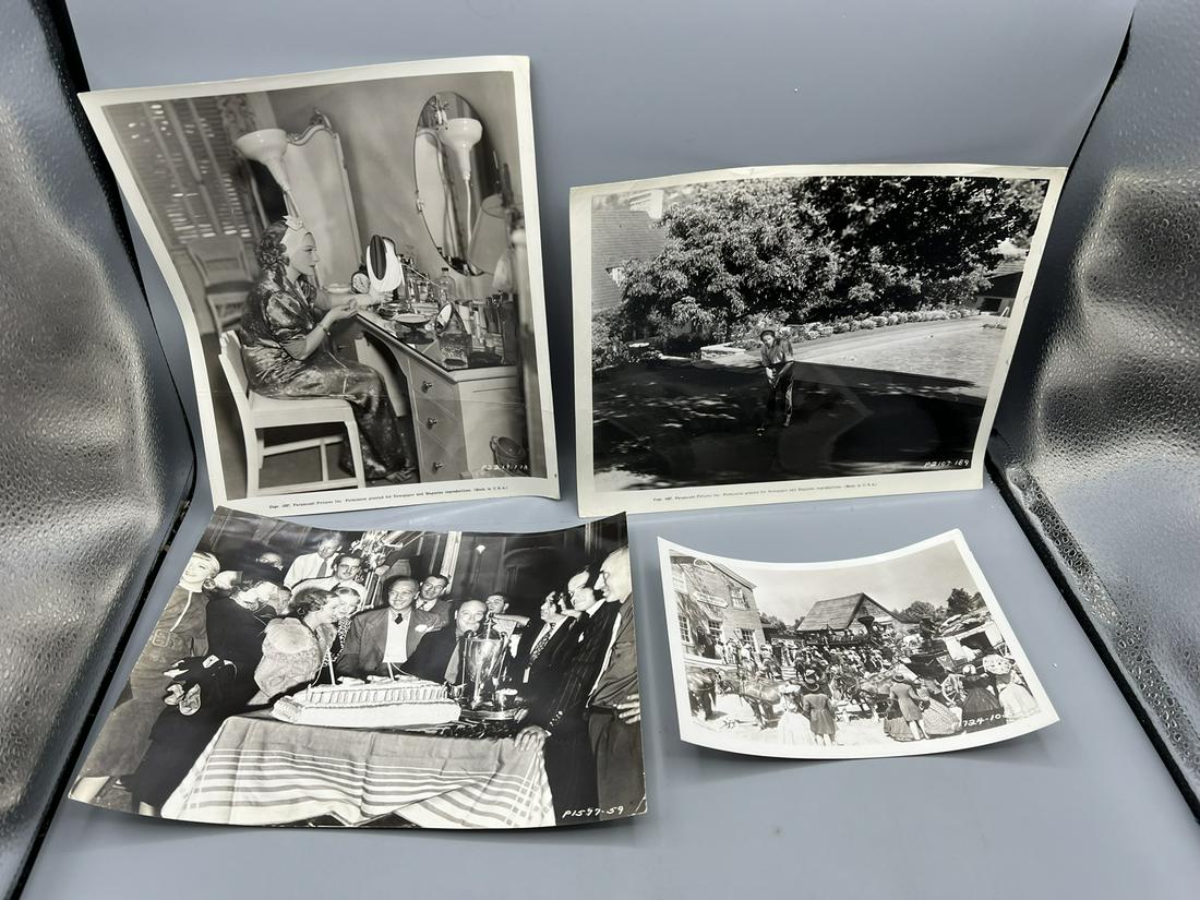Lot of 4 Paramount Pictures Movie Stills - 1 Don English photo with stamp and 1 Hal McAlpin: Lot of 4 Paramount Pictures Movie Stills - 1 Don English photo with stamp and 1 Hal McAlpin