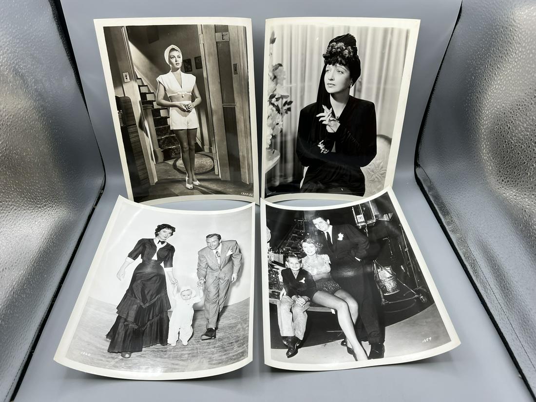 Lot of 8 Assorted Movie Stills - Lana Turner, Elizabeth Taylor, Frank Morgan (1 of 11)