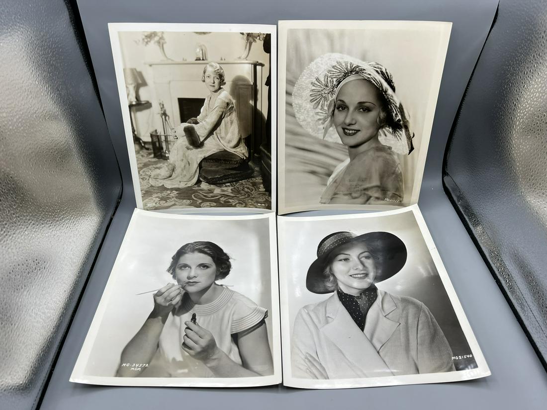 Lot of 10 Assorted Movie Portrait Stills - Some Have Blurbs On Back - Helen Hayes, Karen Morley, (1 of 10)