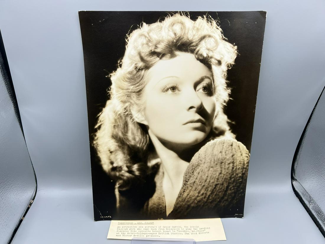 Goodbye Mr. Chips with Greer Garson 10" X 13" Oversized Movie Portrait Still Lot of 3 - Snipes (1 of 9)