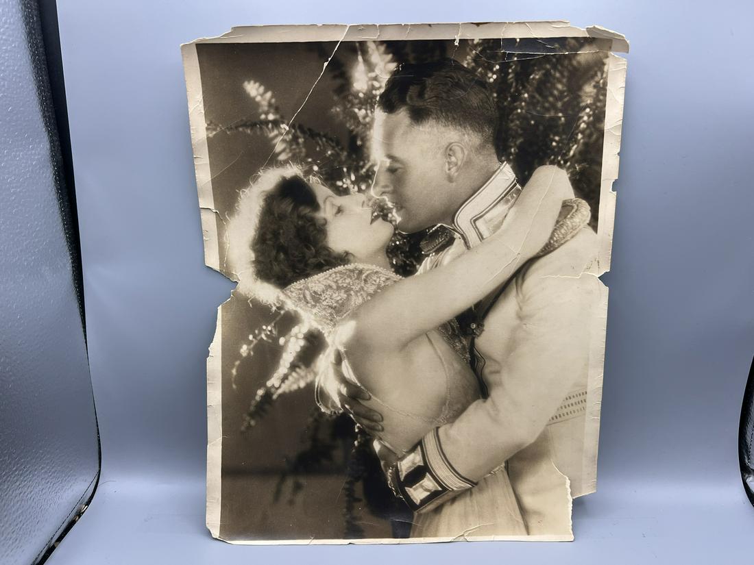 Greta Garbo & John Gilbert in Love (1927) 11" X 14" Oversized Movie Portrait Still - brittle (1 of 2)