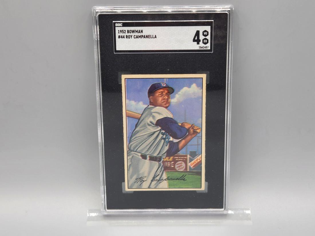 1952 Bowman Roy Campanella #44 SGC 4 HOF (1 of 2)