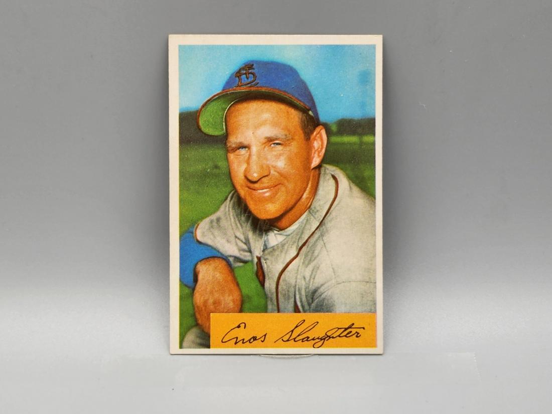 1954 Bowman Enos Slaughter #62 HOF (1 of 2)