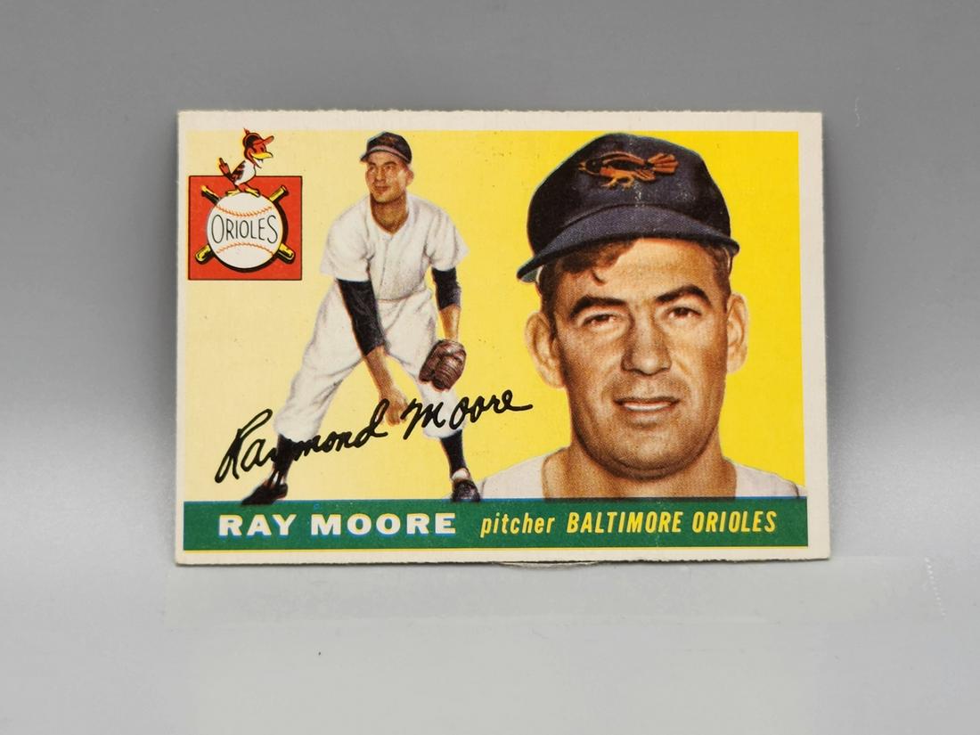 1955 Topps Ray Moore #208 Tough High Number (1 of 2)
