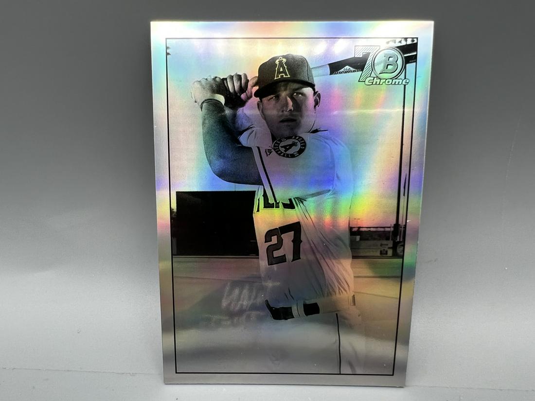 2017 Bowman Chrome Mike Trout 70th Anniversary Refractor #48B (1 of 2)