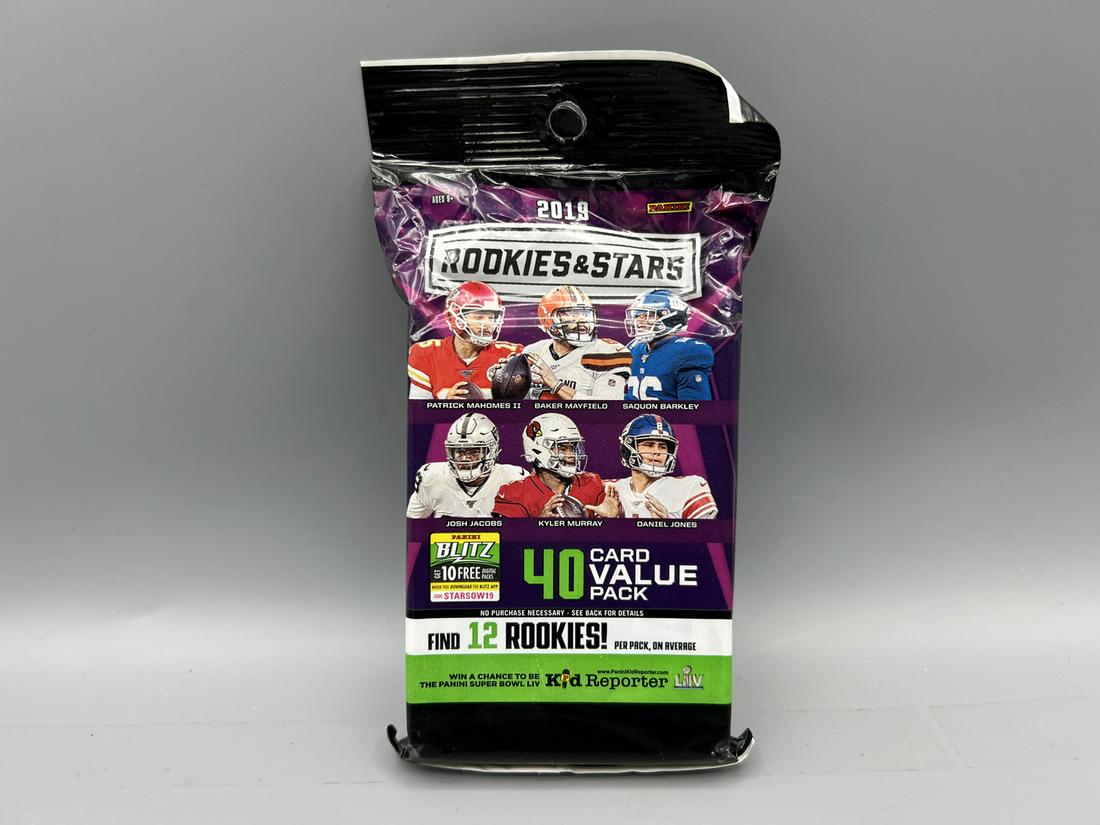 2019 Panini Rookies & Stars Football Unopened 40 Card Value Pack  - Possible Rookies of Kyler (1 of 2)