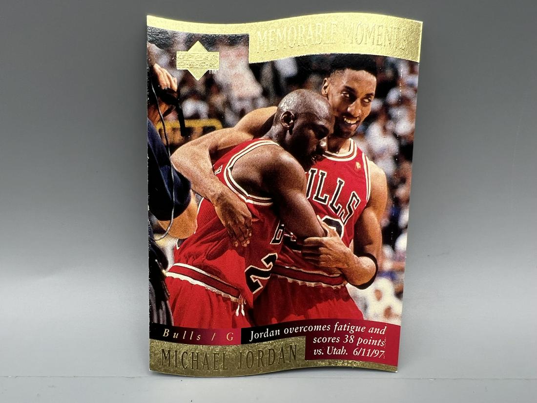1998 Upper Deck Memorable Moments Michael Jordan #1 - Flu Game (1 of 2)
