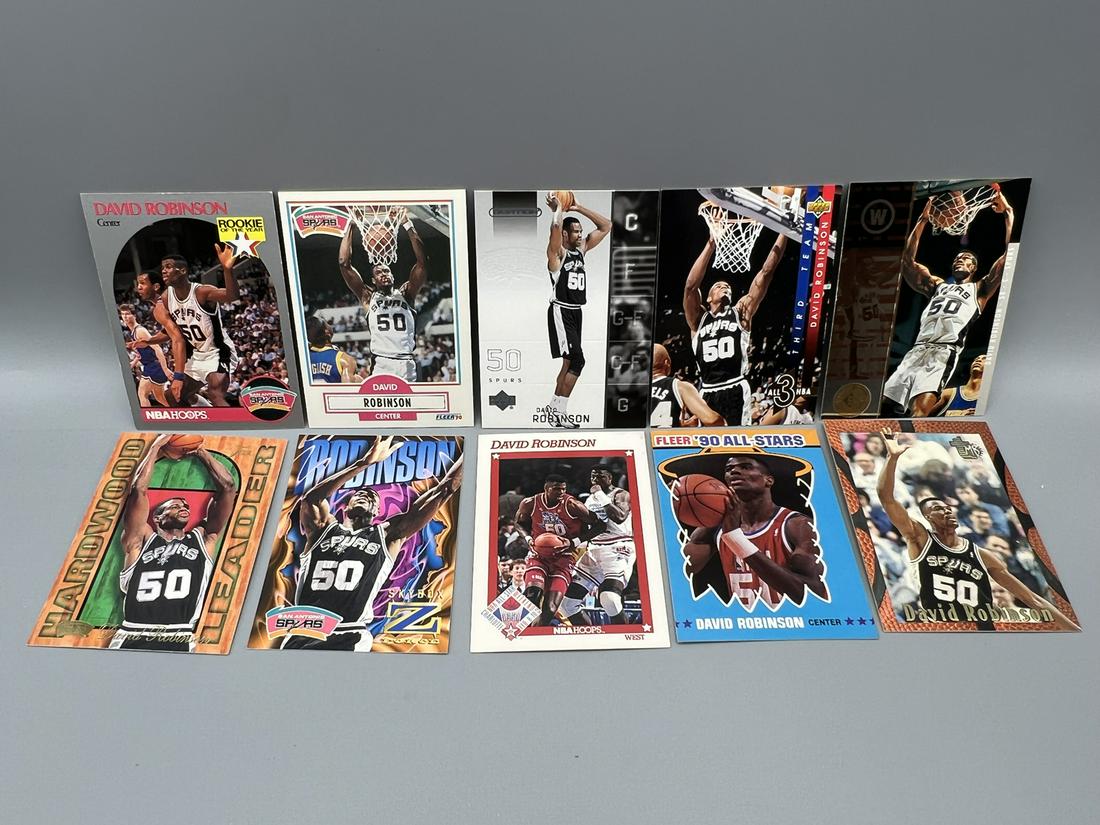 David Robinson Lot of 10 Cards: David Robinson Lot of 10 Cards