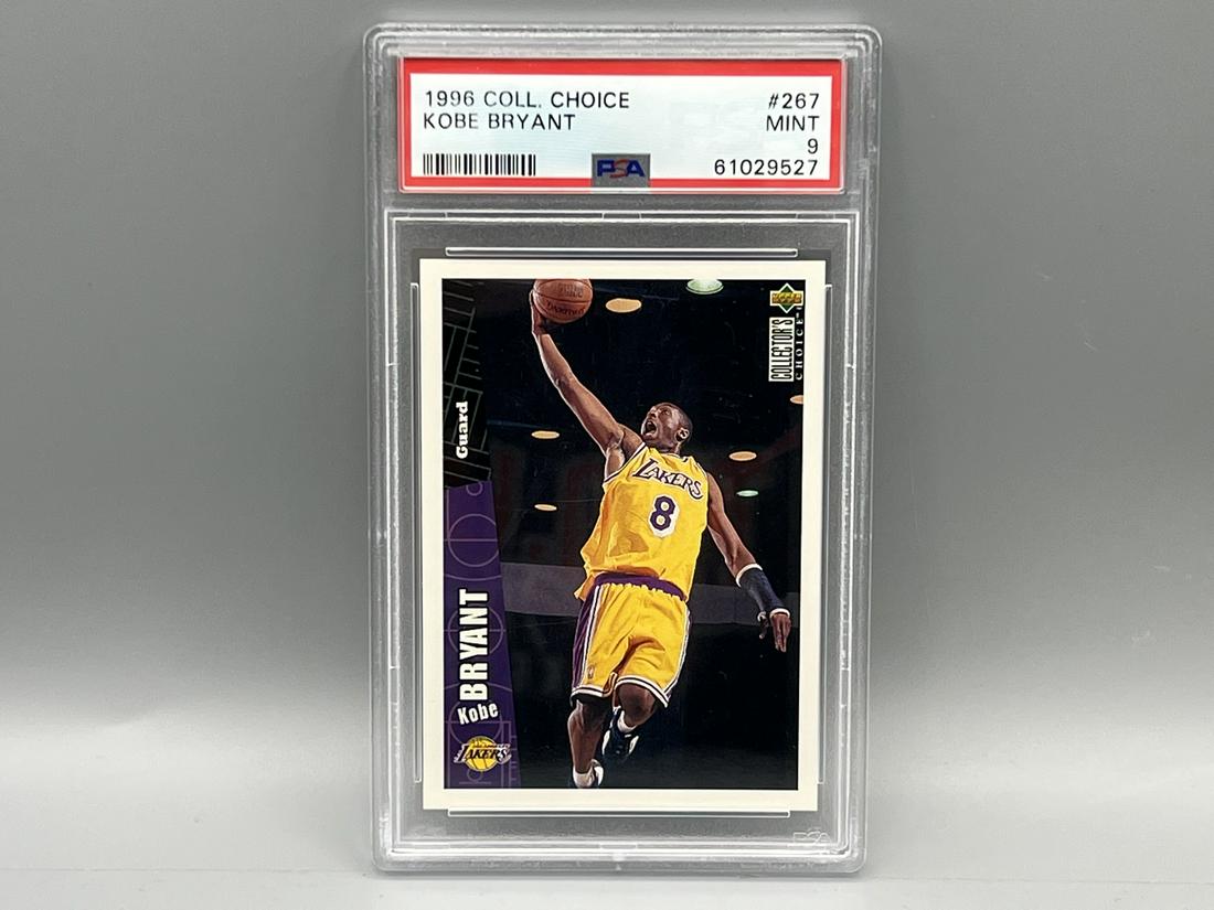 1996 Collector's Choice Kobe Bryant RC #267 PSA Mint 9 (1 of 2)