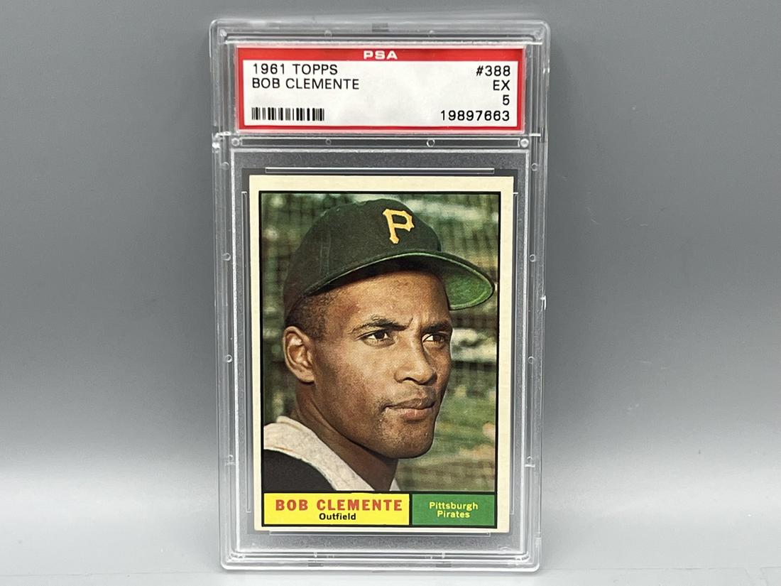 1961 Topps Roberto Clemente #388 PSA EX 5 (1 of 2)