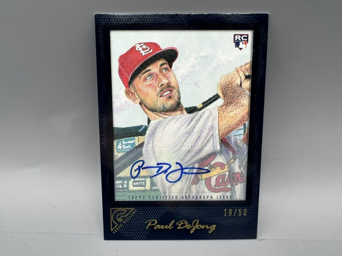 2017 Topps Gallery Paul DeJong RC Auto #19/50 (1 of 2)