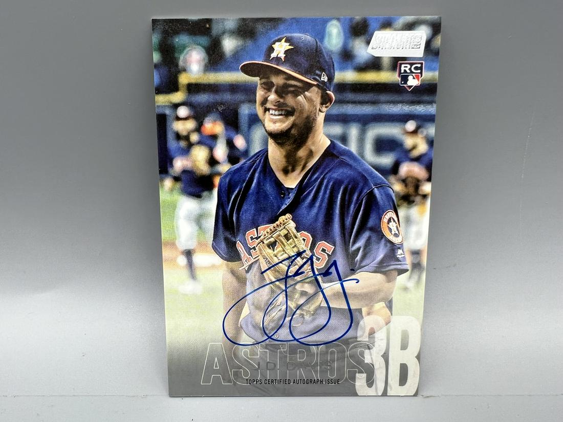 2018 Topps Stadium Club J.D. Davis On Card RC Auto (1 of 2)