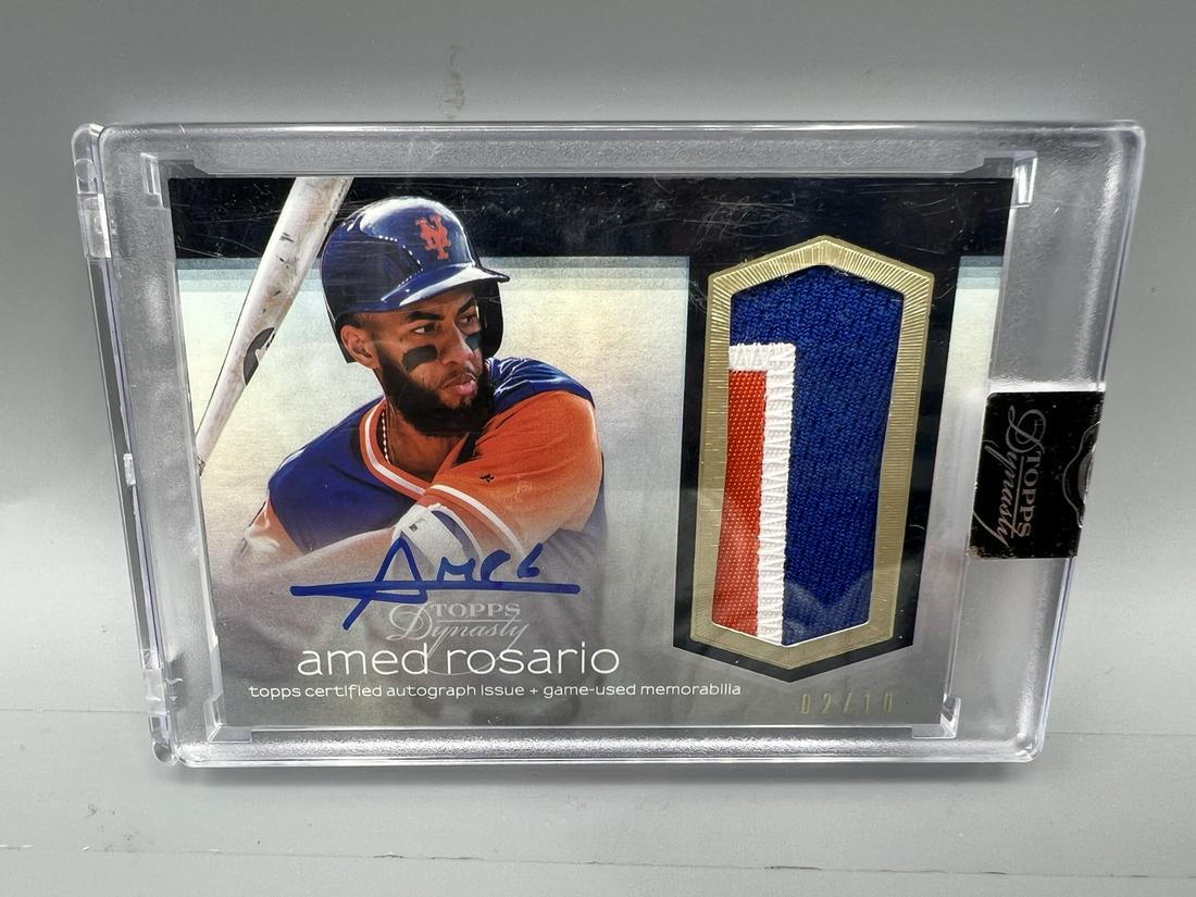 2018 Topps Dynasty Amed Rosario On Card RC Patch Auto #02/10 (1 of 2)