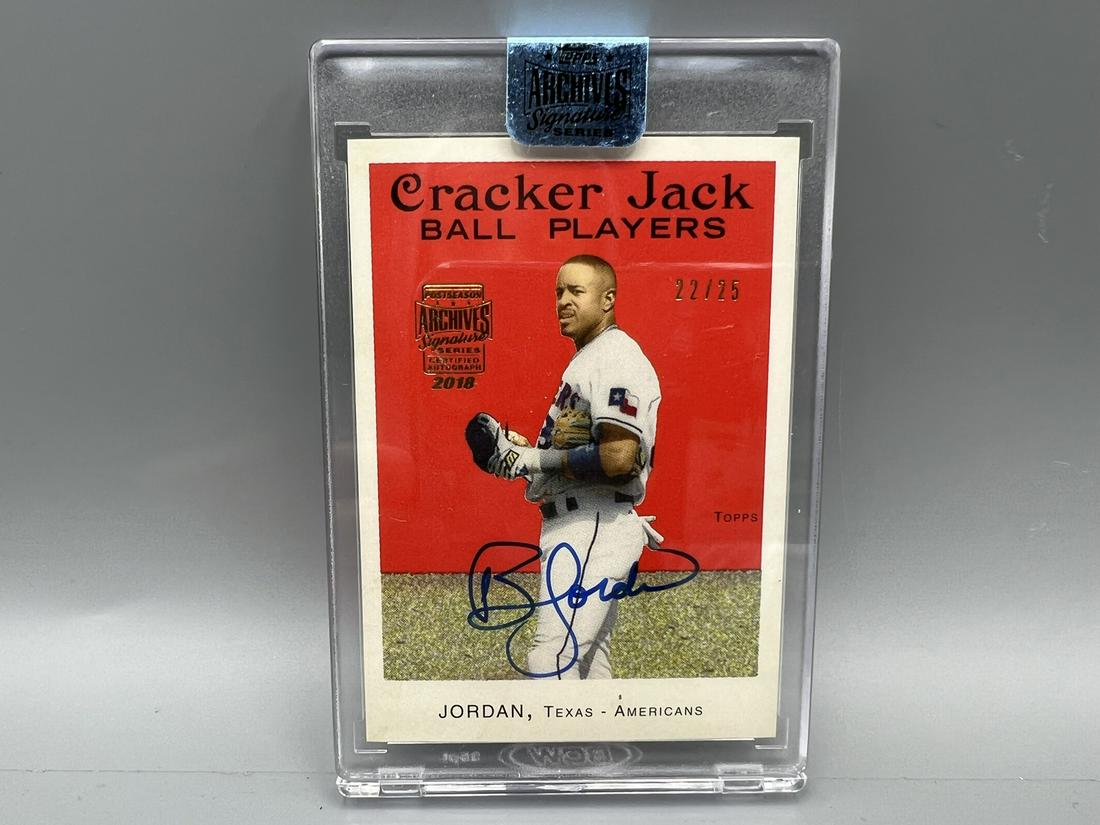 2018 Topps Archives Brian Jordan Auto #22/25 (1 of 2)