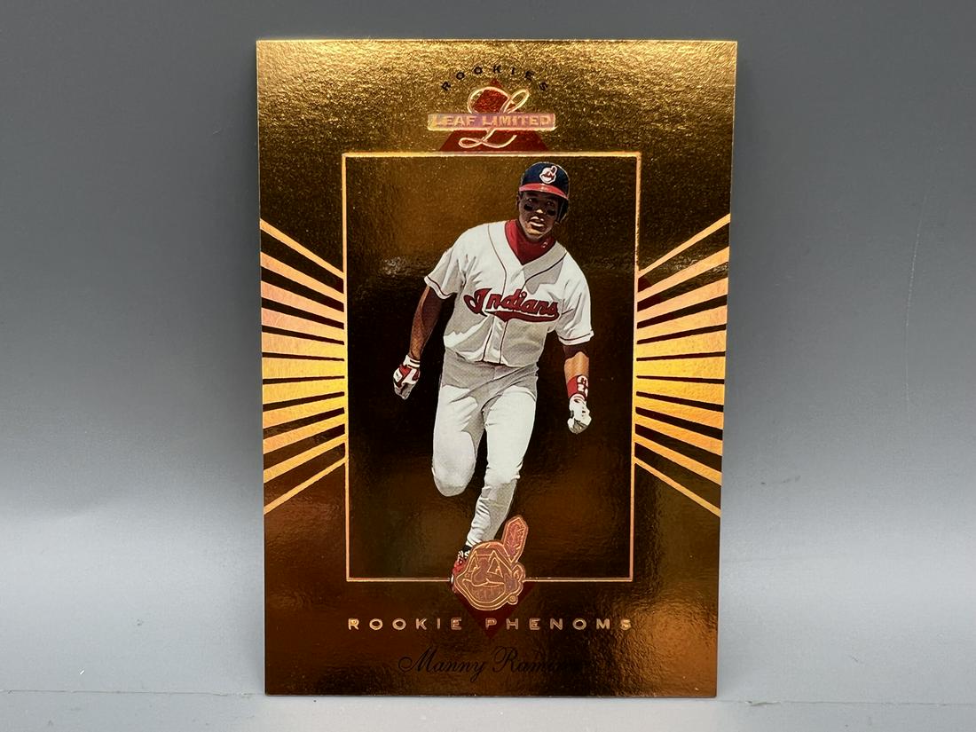 1994 Leaf Limited Manny Ramirez Gold Rookie Phenoms #2008/5000 (1 of 2)