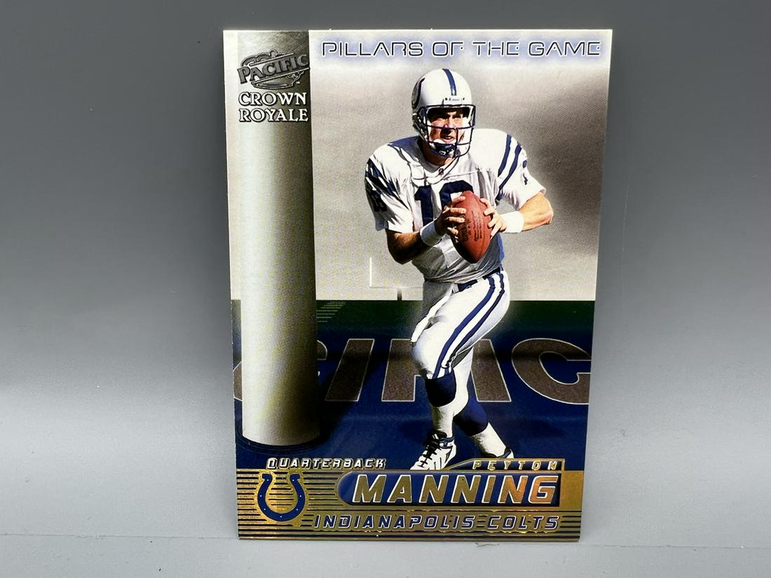 1998 Pacific Crown Royale Pillars of The Game Peyton Manning Rookie Insert #11 (1 of 2)