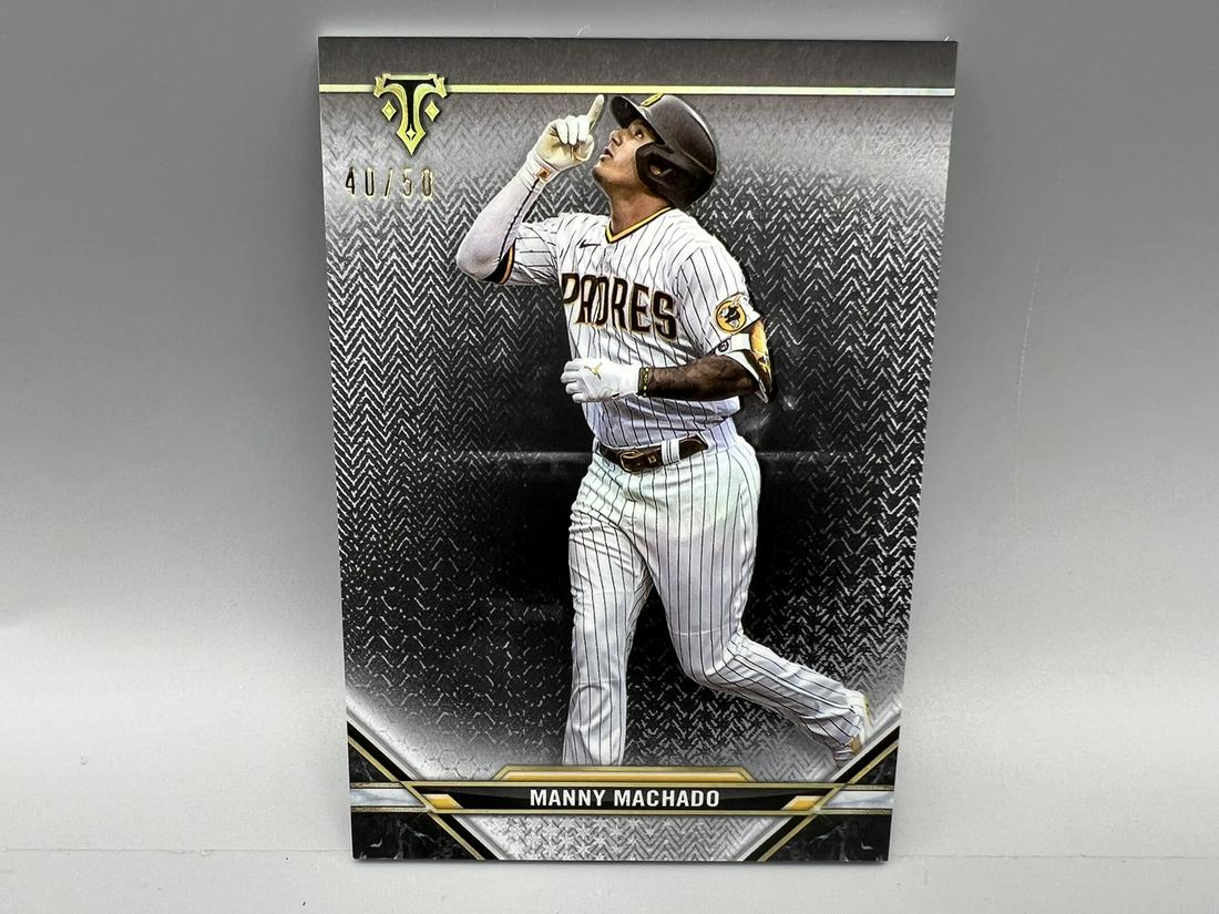 2021 Topps Triple Threads Manny Machado #40/50 (1 of 2)