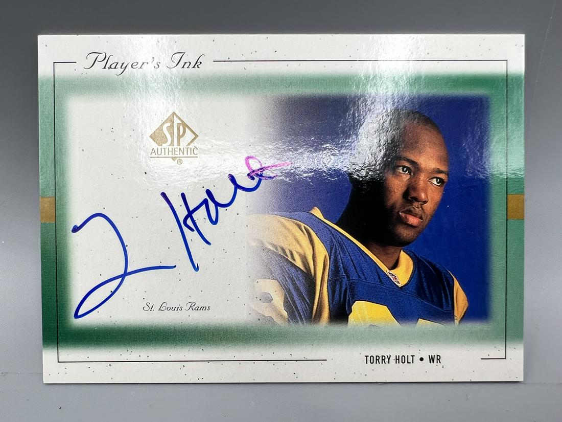 1999 SP Authentic Torry Holt Player's Ink On Card  Rookie Auto (1 of 2)