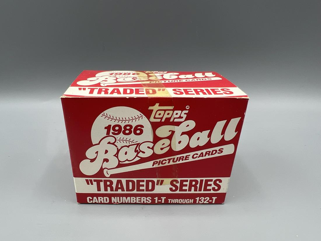 1986 Topps Traded Baseball Sealed Set - Rookies of Barry Bonds, Bo Jackson, Jose Canseco (1 of 2)